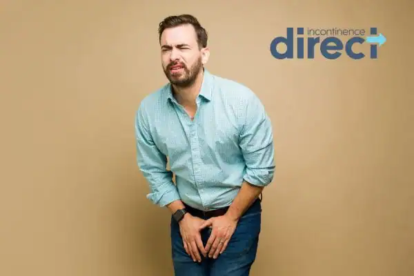 Image of a middle aged man suffering with urge incontinence Bolton